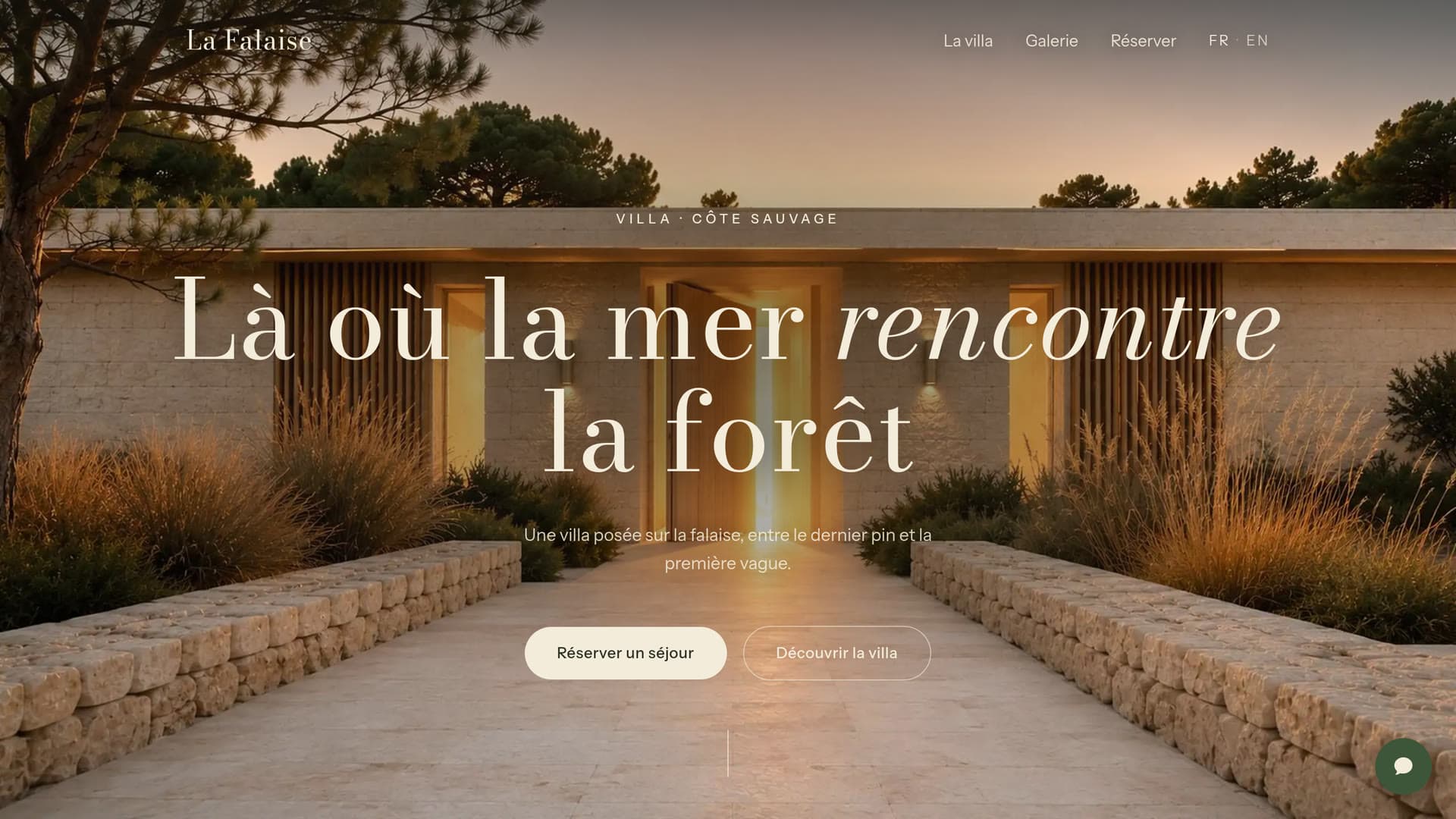 Capture du site La Falaise