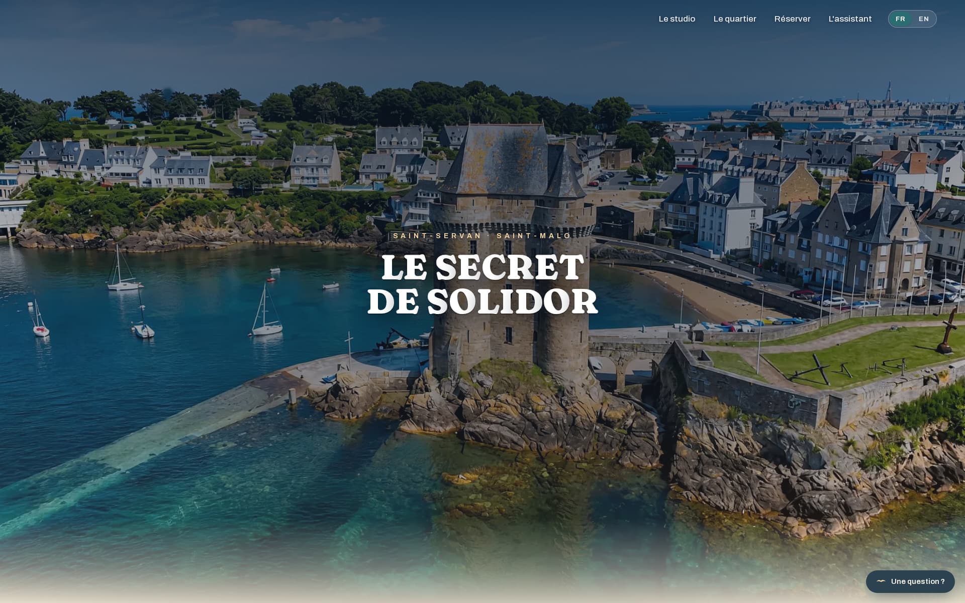 Capture du site Le Secret de Solidor