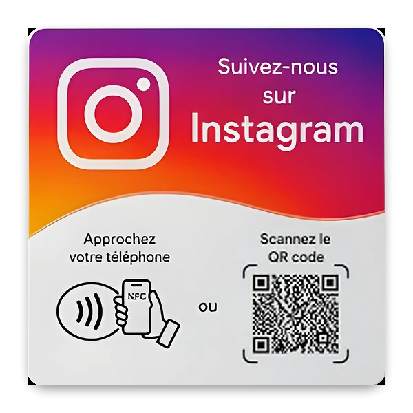 La plaque Instagram